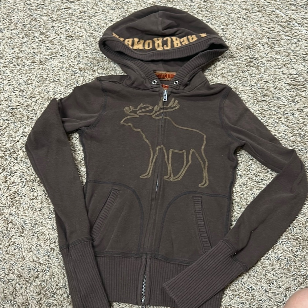 Abercrombie vintage small zip up hoodie